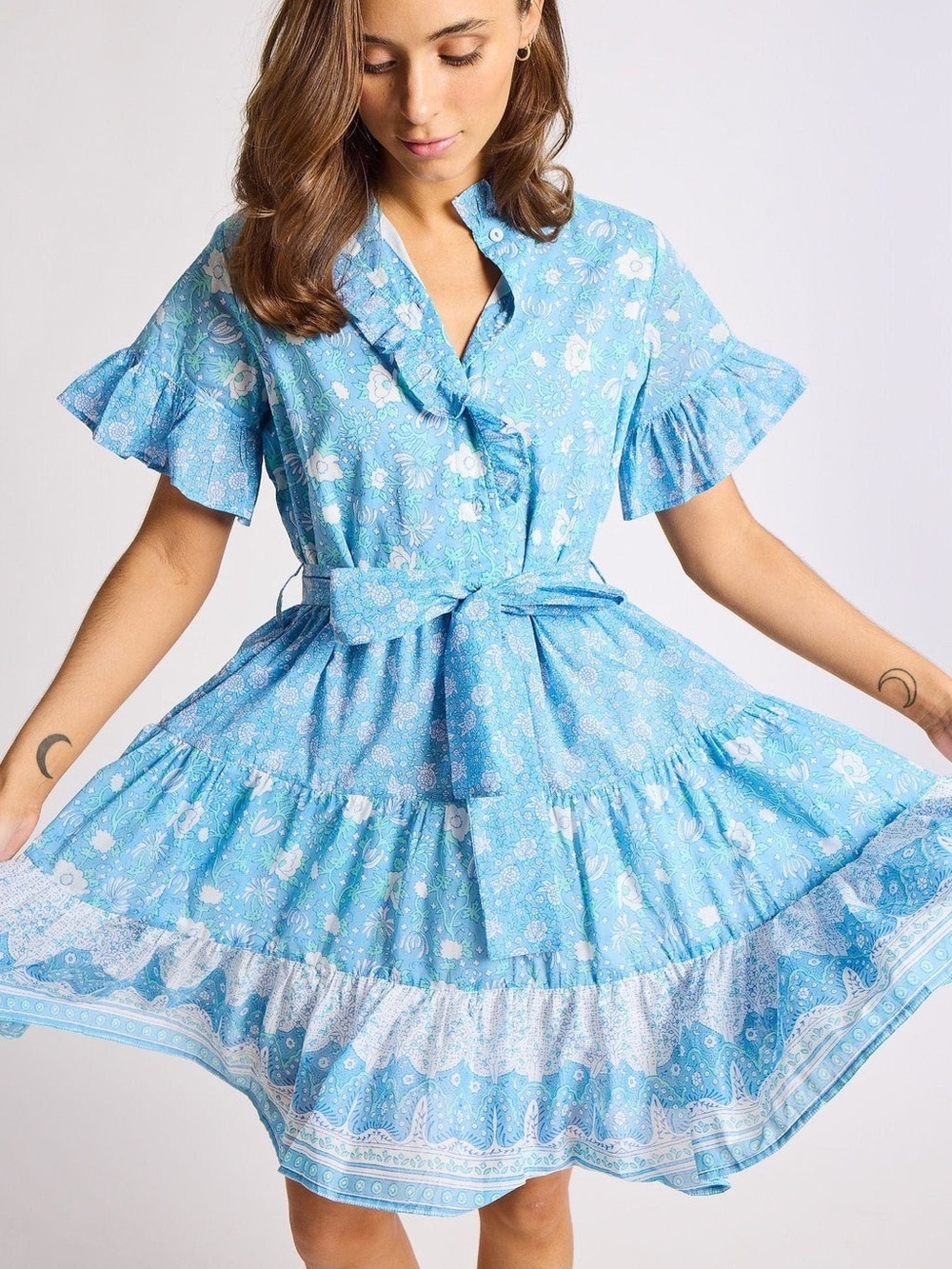 Mille Violetta Dress Charleston Floral S